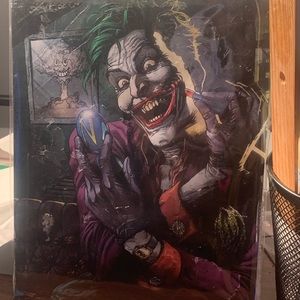 Joker canvas board art picture